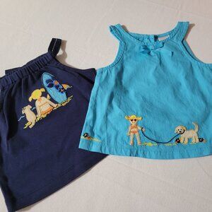 Gymboree Tropical Bloom NWOT 3-6 month shirts, summer. Located A20